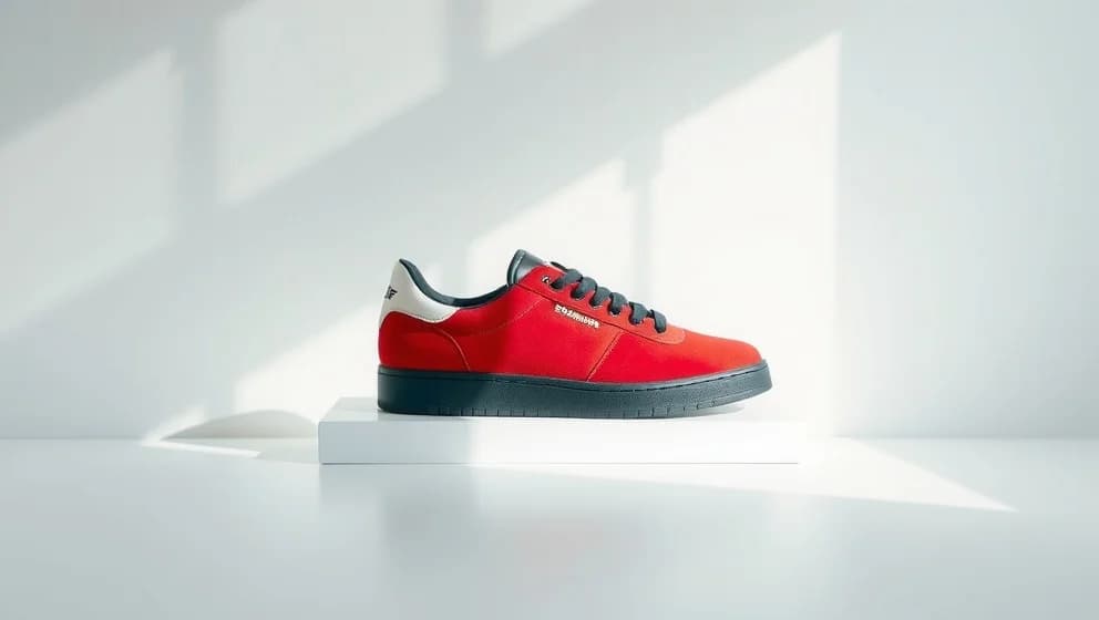 Nike Air Force 1 röd och svart är en klassiker